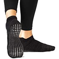 LA Active Calcetines Antideslizantes - Para Yoga Pilates Ballet Barre Mujer Hombre